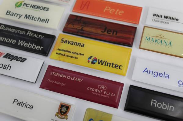 Custom Printed SC Name Badges