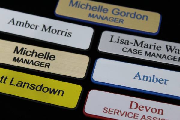 Standard Name Badges